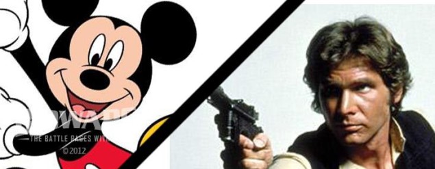 Hans Solo and Mickey Mouse