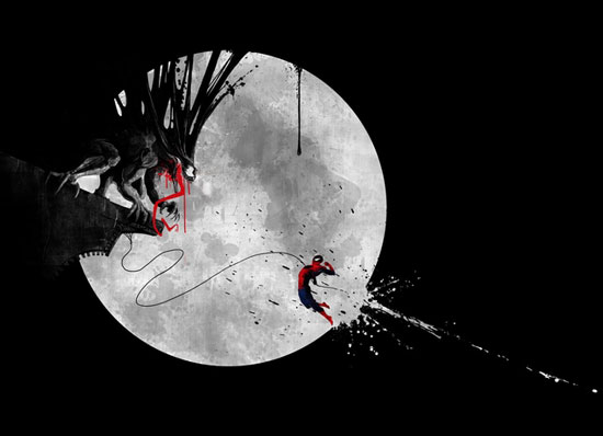 "Inertia" Spider-Man T-Shirt Design