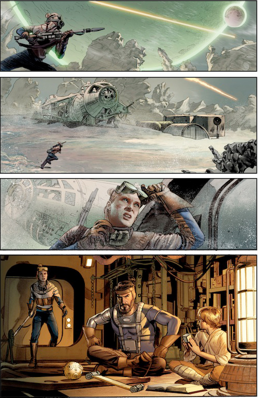 Preview Art for The Star Wars comic series