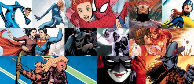 An image showing Batwoman and The Question. Image used in the "Best Superhero Couples" blog post.