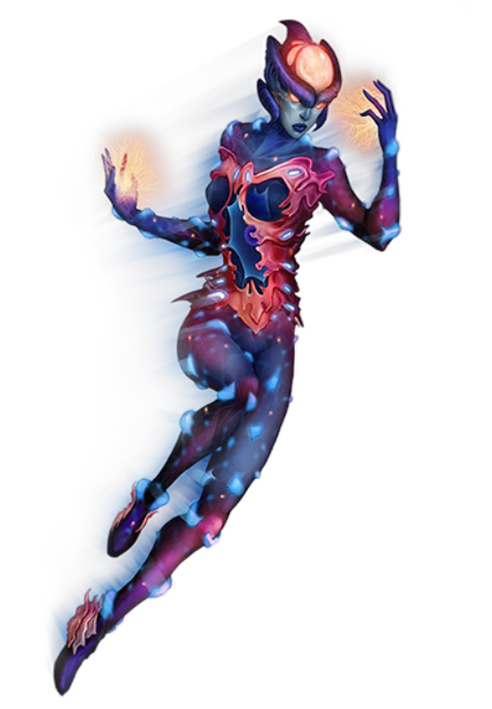 Sensurian, a female BioWarrior and a messenger cell in the BioWars comic book. Image used in the 20 Best Female Comic Book Characters post. 