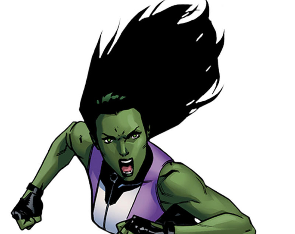 She-Hulk is one of the strongest female characters in Marvel’s comics. She is Hulk’s cousin. Image used in the 20 Best Female Comic Book Characters post. 