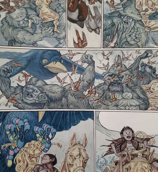 Chrigel Farner's illustration. Image used in the interview with the artist.
