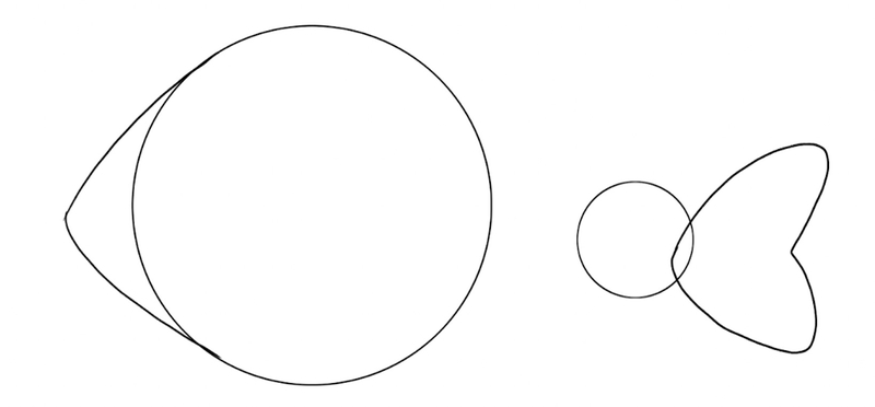 The completed base for the fish’s body.​