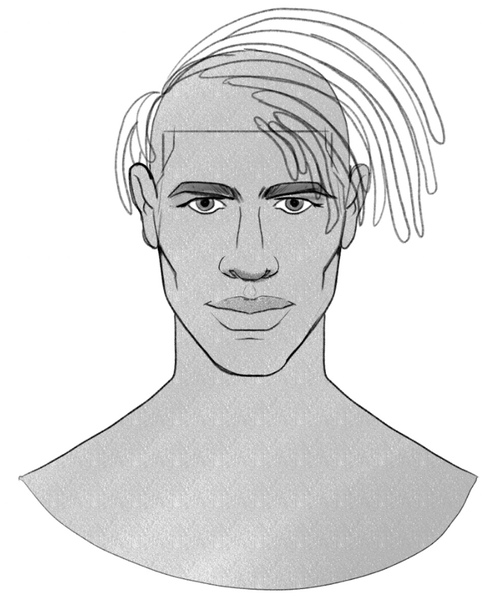 More dreadlocks are added to the side of the man’s head. ​