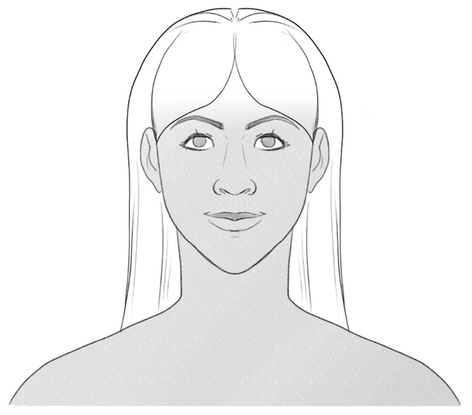 The outline of the birkin bangs.​