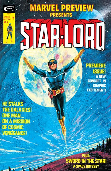 A screenshot of Marvel Preview #4 comic book cover. Image used in the “Star-Lord 101: Get To Know The Legendary Outlaw” blog post.​